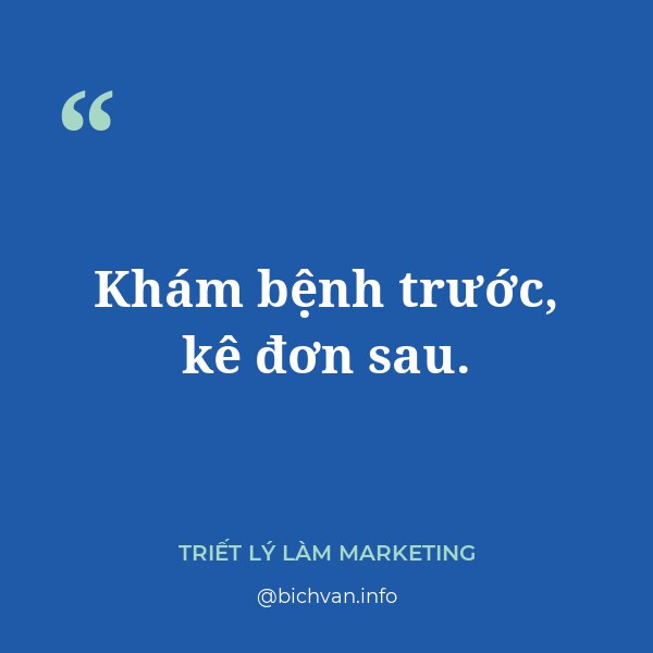 Khám bệnh trước, kê đơn sau